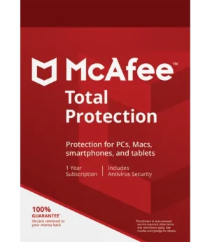McAfee Total Protection – 1-Year / 1-Device – Europe/UK