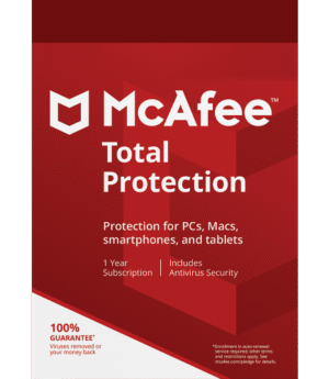 McAfee Total Protection – 1-Year / 5-Devices